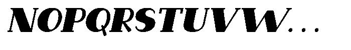 Makora Variable Makora Medium Oblique Font UPPERCASE