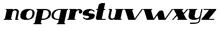 Makora Variable Makora Medium Oblique Font LOWERCASE