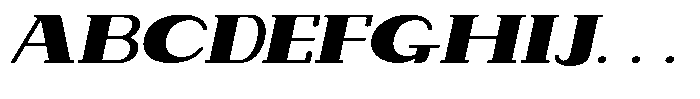 Makora Variable Makora Oblique Expanded Font UPPERCASE