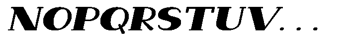 Makora Variable Makora Oblique Expanded Font UPPERCASE