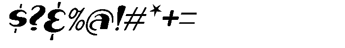 Makora Variable Makora Oblique Font OTHER CHARS