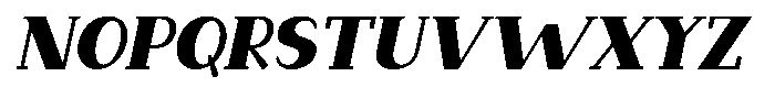 Makora Variable Makora Oblique Font UPPERCASE