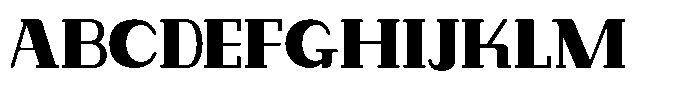 Makora Variable Makora Regular Font UPPERCASE
