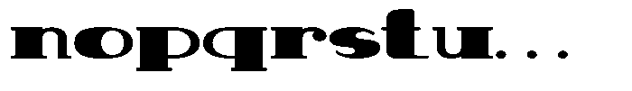 Makora Variable Makora Semi Bold Expanded Font LOWERCASE