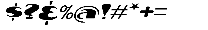 Makora Variable Makora Semi Bold Oblique Expanded Font OTHER CHARS