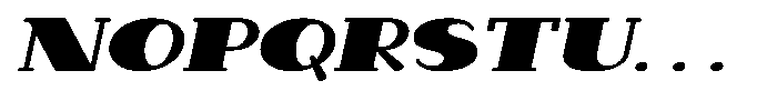 Makora Variable Makora Semi Bold Oblique Expanded Font UPPERCASE