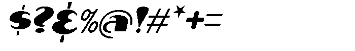 Makora Variable Makora Semi Bold Oblique Font OTHER CHARS