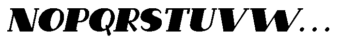 Makora Variable Makora Semi Bold Oblique Font UPPERCASE