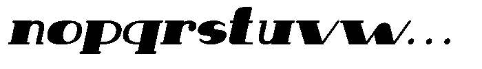 Makora Variable Makora Semi Bold Oblique Font LOWERCASE