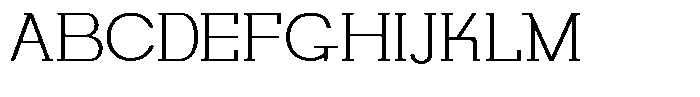 Makora Variable Makora Thin Expanded Font UPPERCASE