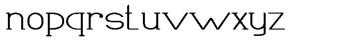 Makora Variable Makora Thin Expanded Font LOWERCASE