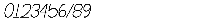 Makora Variable Makora Thin Oblique Condensed Font OTHER CHARS