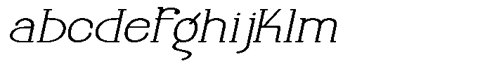 Makora Variable Makora Thin Oblique Expanded FONT