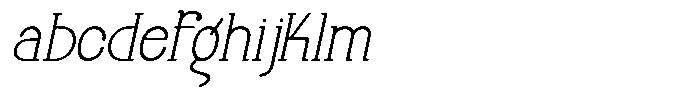 Makora Variable Makora Thin Oblique FONT