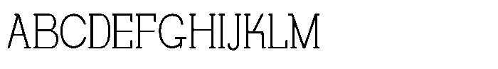 Makora Variable Makora Thin Font UPPERCASE