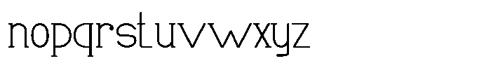 Makora Variable Makora Thin Font LOWERCASE