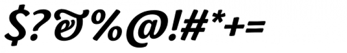 Makozin Bold Italic Font OTHER CHARS