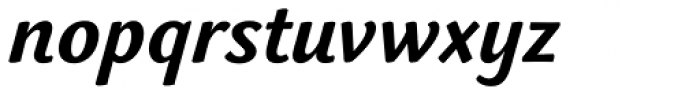 Makozin Bold Italic Font LOWERCASE