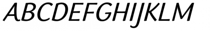 Makozin Regular Italic Font UPPERCASE