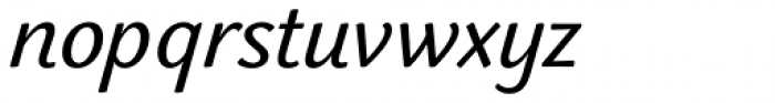 Makozin Regular Italic Font LOWERCASE