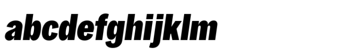 Makro Condensed Black Italic FONT