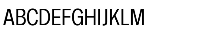 Makro Condensed Regular Font