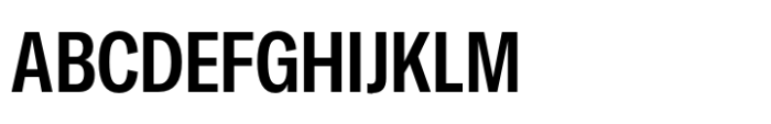 Makro Condensed Semi Bold Font