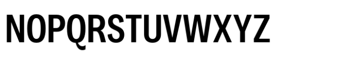 Makro Condensed Semi Bold Font UPPERCASE