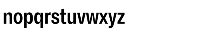 Makro Condensed Semi Bold Font LOWERCASE
