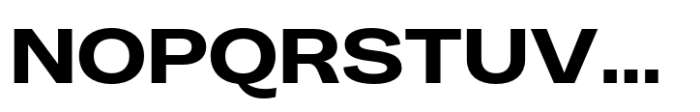 Makro Expanded Bold Font UPPERCASE