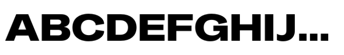 Makro Expanded Extra Bold Font UPPERCASE