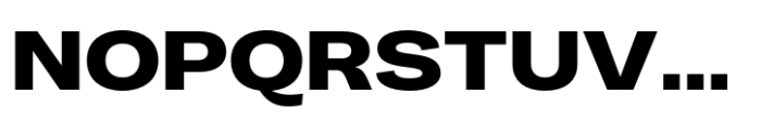 Makro Expanded Extra Bold Font UPPERCASE