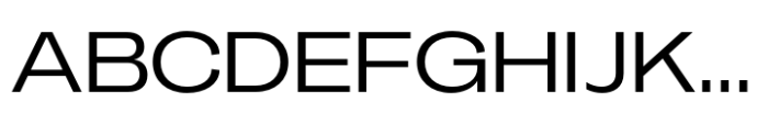 Makro Expanded Regular Font UPPERCASE