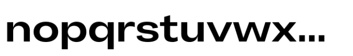 Makro Expanded Semi Bold Font LOWERCASE