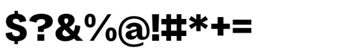 Makro Extra Bold Font OTHER CHARS