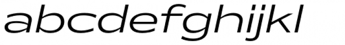 Makro XM Italic Font LOWERCASE