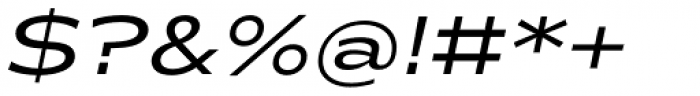 Makro XM Medium Italic Font OTHER CHARS
