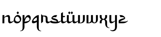 Makulath Font LOWERCASE