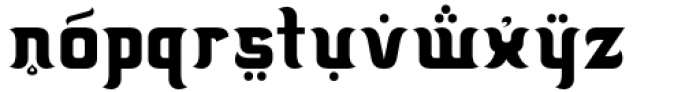 Makwus Regular Font LOWERCASE