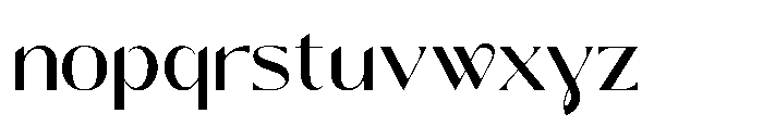 Makyes Font LOWERCASE
