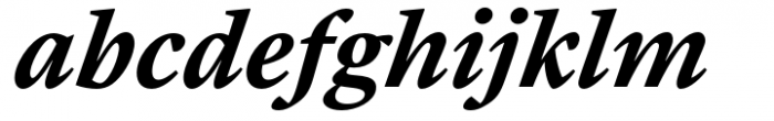 Malabar Bold Italic Font LOWERCASE