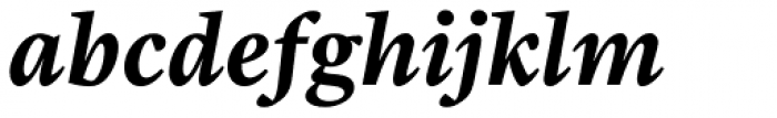 Malabar eText Bold Italic Font LOWERCASE