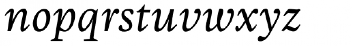 Malabar eText Italic Font LOWERCASE