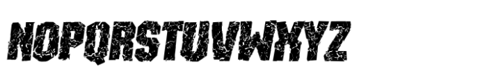 Malachite Shattered Italic Font UPPERCASE