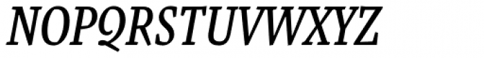 Malaga Narrow Italic Font UPPERCASE