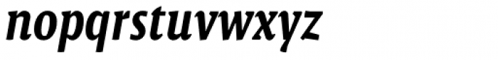 Malaga Narrow Medium Italic Font LOWERCASE