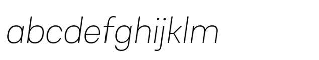 Malbe Thin Oblique FONT