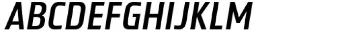 Malberg Semi Bold Oblique Font UPPERCASE