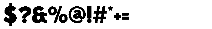 Malega Black Font OTHER CHARS