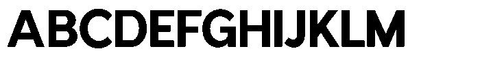 Malega Bold Font UPPERCASE